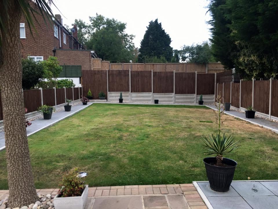 Fencing and landscaping project 8 completed in Guildford and Woking